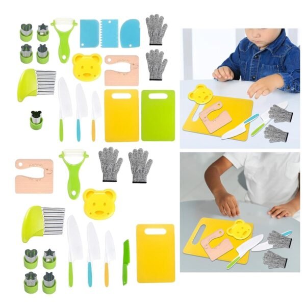 Toy Play Kitchen Toys Realistic Utensils Set for Kids Ages 3+ Years Old Children 15Pcs - Image 6