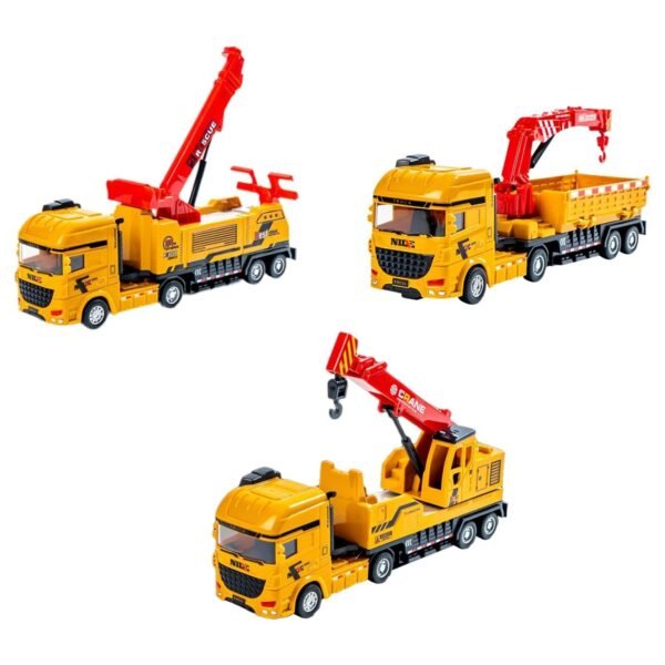 Friction Powered Vehicle Pull Back Car Model for Children 3-7 Years Old Boys A|Toys & Hobbies | Diecast & Toy Vehicles | Cars, Trucks & Vans |1 Friction Powered Crane Truck Toy - Image 6