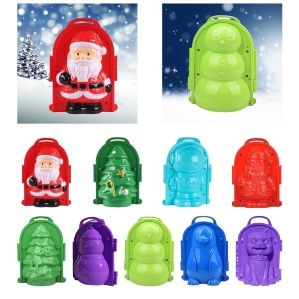 CLUB BOLLYWOOD® Snowball Maker Clip Snowball Maker Tool for Kids Teens Adults Beach Holidays Red White Santa|Toys & Hobbies | Games | Other Games|1 Snowball Maker Tool - Image 3