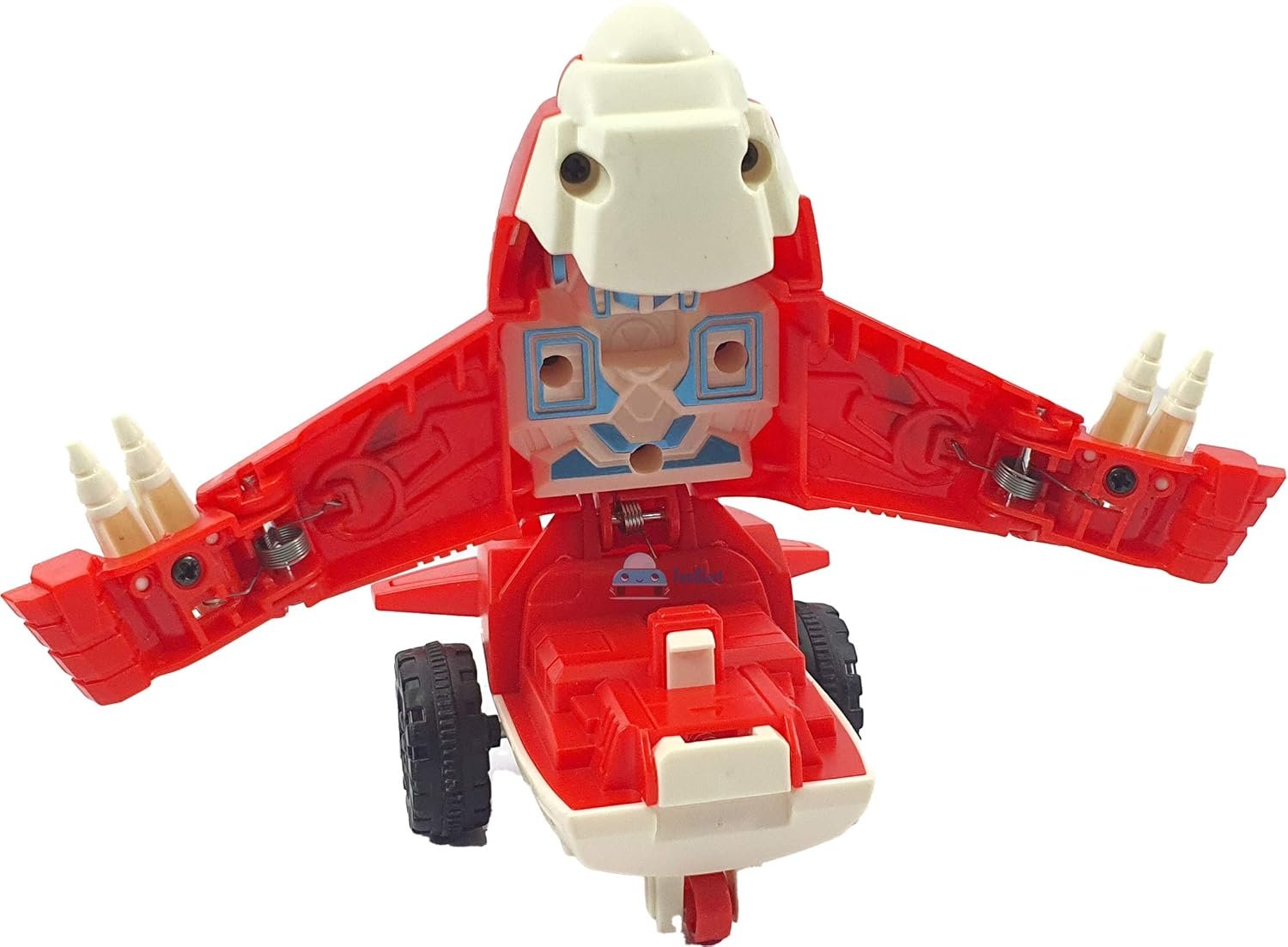FunBlast Aeroplane to Robot Toy for Kids, Friction Power Toy - Pull Back Toy Vehicle for 3+ Year Old Boys – Multicolor - 1 Unit - Image 5