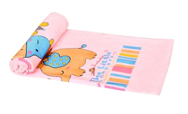 THE LITTLE LOOKERS® Towel for Newborn/Baby/Kids| Super Soft Baby Bath Towel Set for Infants/Bathing Accessories | (0-2 Years) (Pink & Lemon, Pack of 2 (48 x 84cm)) - Image 4