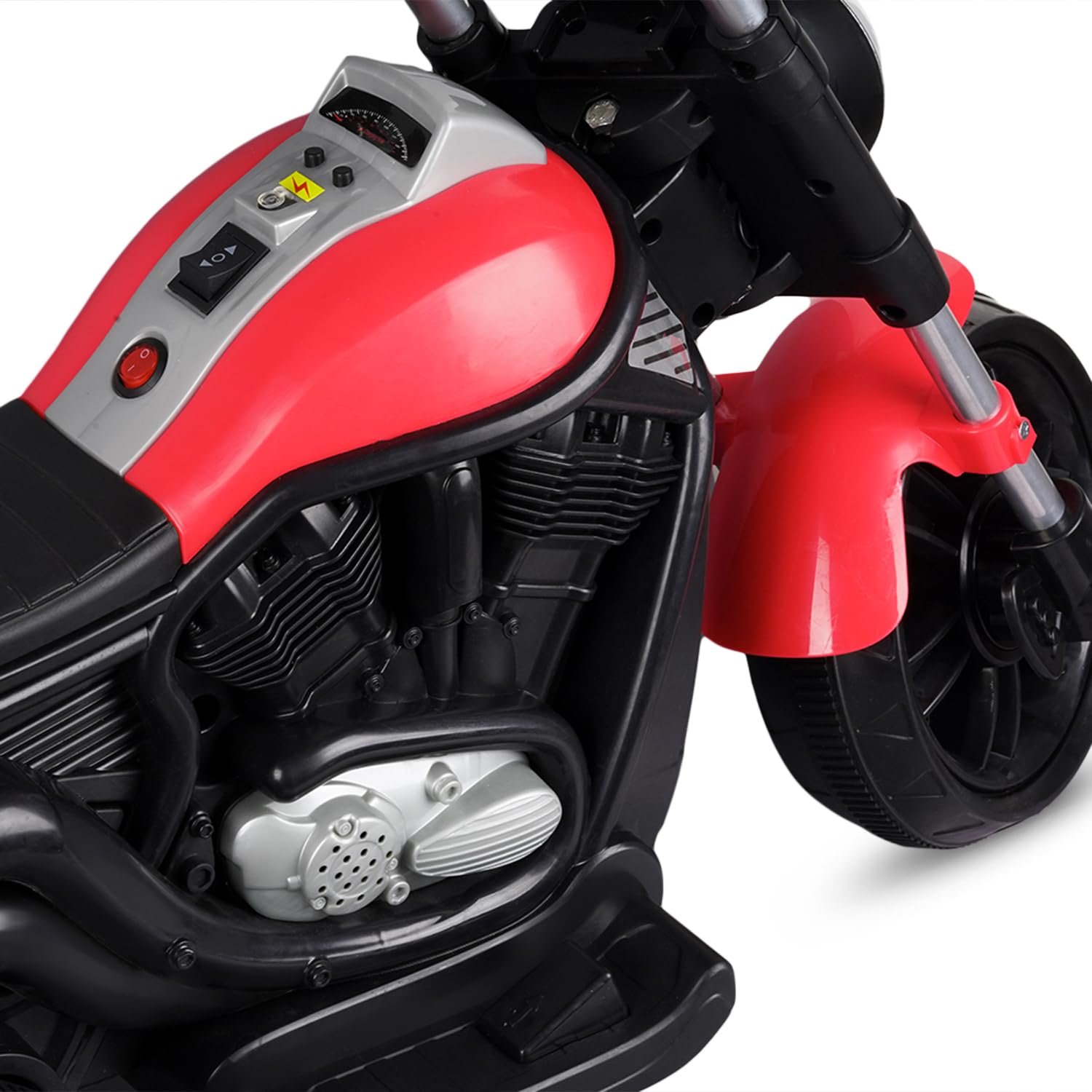 Delhi Retailer Electric Bike For Kids,Ride On Toy Baby Bike With Light & Music Ride On Toy Kids Bike Rechargeable Battery Electric Bike For Kids To Drive 1 To 5 Years. - Red - Image 5