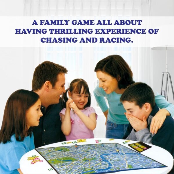 Funskool Scotland Yard, A Compelling Detective Game, Strategy Game, Board Game for kids, Adults, Educational, 3 to 6 Players, Family Fun, Activity Toy for Childrens, Gift Set for Kid, Ages 7+ Years - Image 5