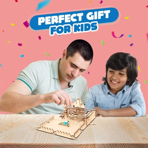 Smartivity Roller Coaster Marble Run STEM DIY Kit for Kids 8-14 Years | Best Birthday Gifts for Boys & Girls 8-10-12-14 Years Old | Educational Construction Activity Game - Image 2