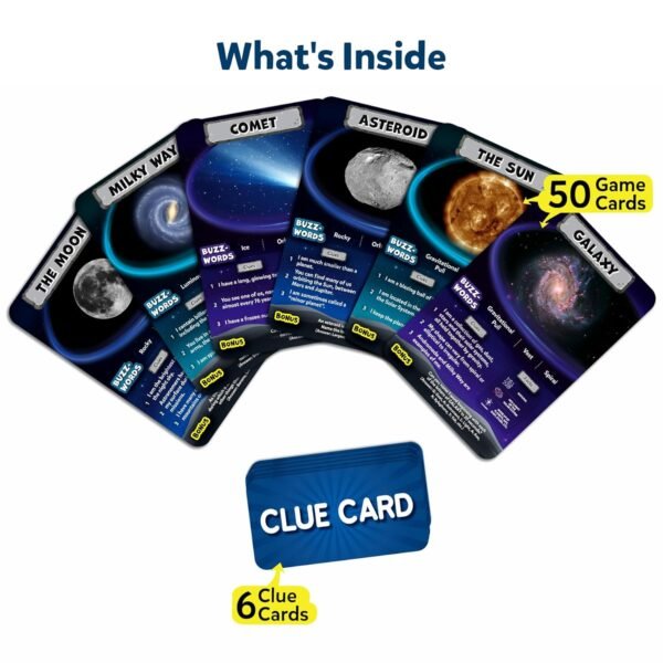 Skillmatics Guess in 10 NASA Space, Perfect for Boys, Girls, Kids & Families Who Love Card Games, Educational Toys, Travel Games, Gifts for Ages 8, 9, 10 and Up - Image 3