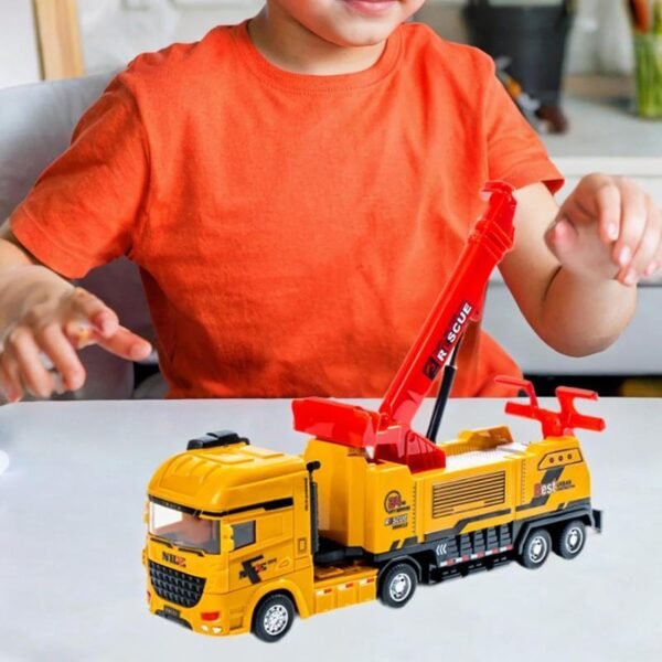 Lyla Friction Powered Vehicle Pull Back Car Model for Children 3-7 Years Old Boys A - Image 4
