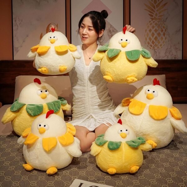 bnf® Cute Chick Hug Pillow Decoration Breathable for Dormitory Girls Boys Green 28cm Baby | Toys for Baby | Plush Baby Toys - Image 2