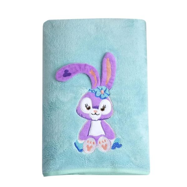 Microfiber Kids Bath Towels Quick Dry Super Absorbent Super Soft Bath Towel for Babies Toddler-Baby Towel for Boys and Girls (Green, Pack of 1) - Image 6