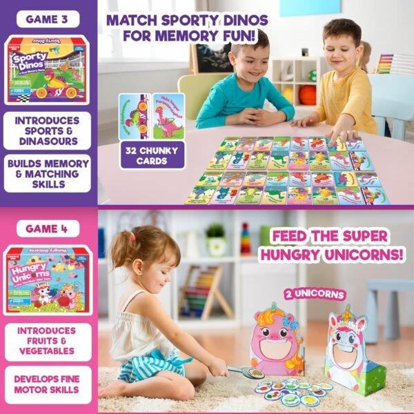 Einstein Box My Big Box of Games for Kids 3-6 Years Old| 4-in-1 Set of Toys for Boys & Girls Ages 3-6 Years| Birthday Gift for Kids 3,4,5,6 Years| Toddler Activity Kit| Learning & Education Toys| - Image 4