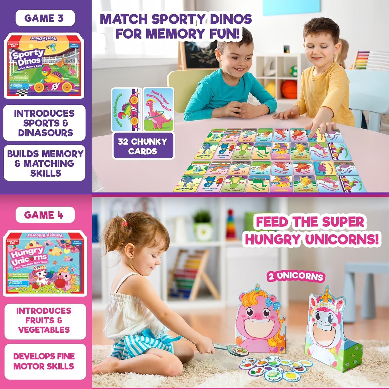 Einstein Box My Big Box of Games for Kids 3-6 Years Old| 4-in-1 Set of Toys for Boys & Girls Ages 3-6 Years| Birthday Gift for Kids 3,4,5,6 Years| Toddler Activity Kit| Learning & Education Toys| - Image 4