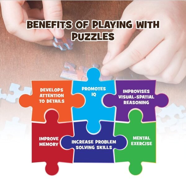 Play & Learn Funskool Space Jigsaw Puzzle Game for Kids, 1000 Pieces, Educational, Learning & Development, Fun Activity Toy for Childrens, Gift Set for Kid, Age 3+ Years - Image 4