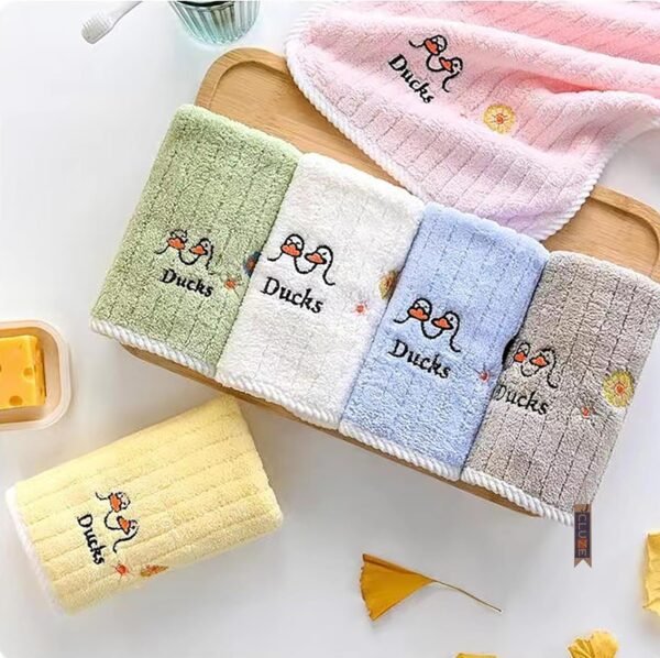 Microfiber Baby Face Towel Super Soft Absorbent Cloth for Kids Set of 6 (25X25 CM) - Image 2