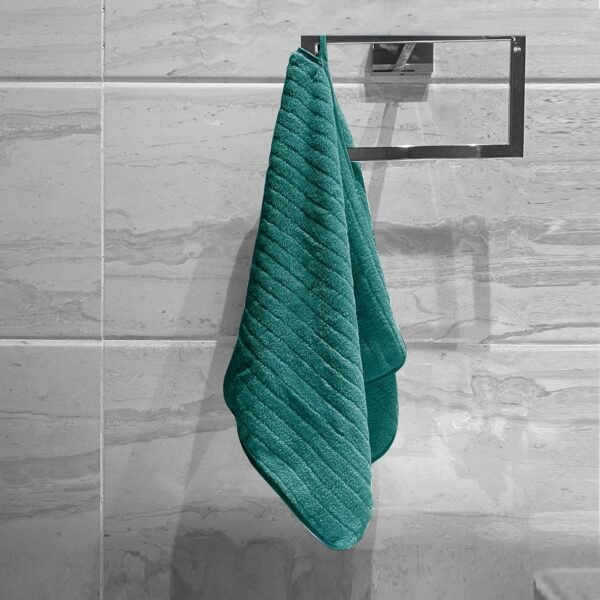 Story@Home Hand Towel Set of 4 | 400 GSM Microfiber Hand Towels | Color : Green | Soft Towel & Absorbent Gym Towel | Quick Dry Towel for Kitchen Towel | Lightweight Bamboo Towels for Kids Towel - Image 2