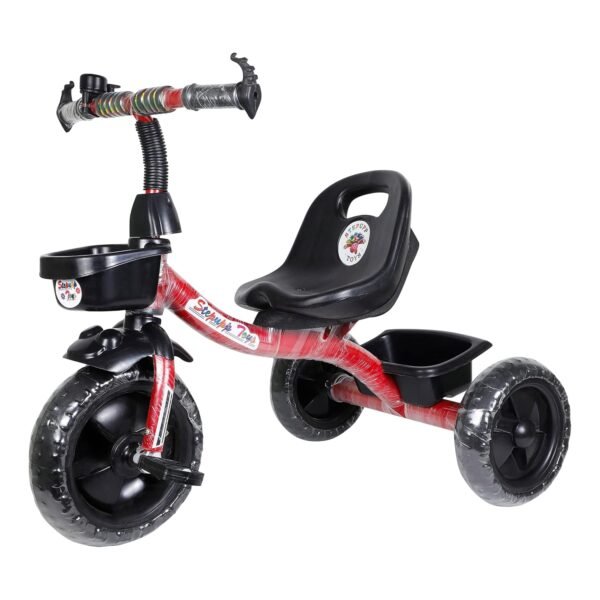 Tricycle for Kids Green Colour with Basket Baby Tricycle for Baby boy or Baby Girl Kids trikes or Toddler Tricycle for 1-4 Years Kids (Red)