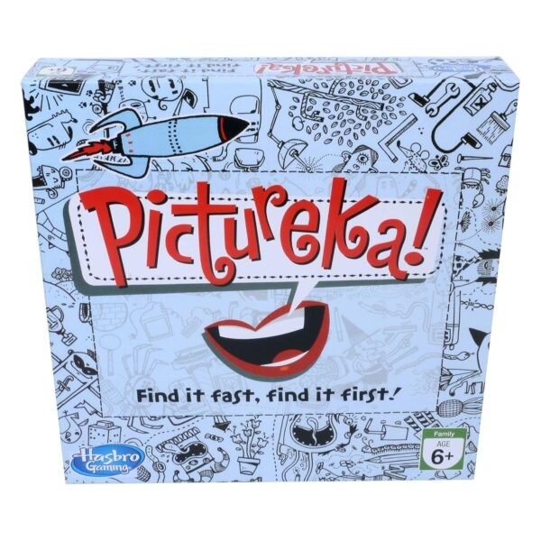 Hasbro Gaming Pictureka! Board Game for Family and Kids Ages 6 and Up, Indoor Classic Game, Pack Of 1, Multicolor