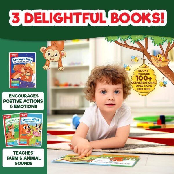Einstein Box My Big Box of Storytelling for Boys & Girls 1,2,3,4,5 Years | Toys & Gifts for 1+ Year Olds | with Story Books & Pretend Play Masks |,colourful theme - Image 4