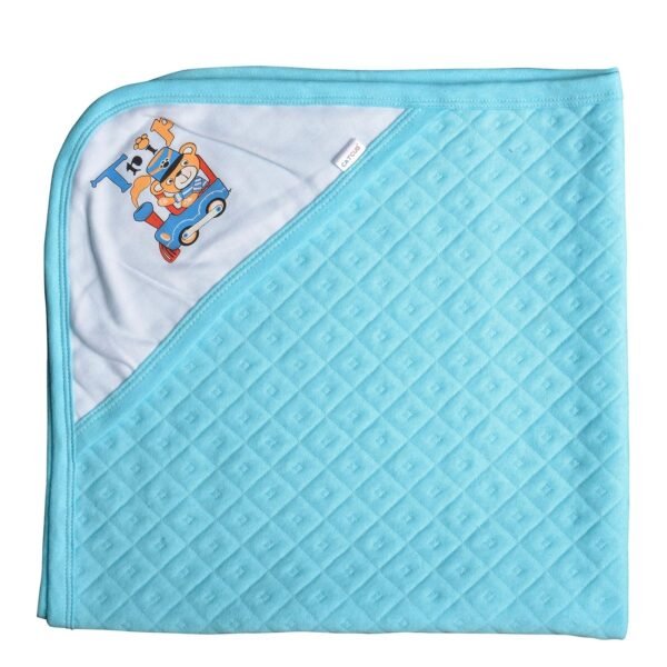 Baby Towel New Born Baby Clothes | Cotton | Hooded | Wrapper | Bath Robe | Carrying | Gift Combo | Infants Boys & Girls (0-6 Months) (Pink) - Image 3