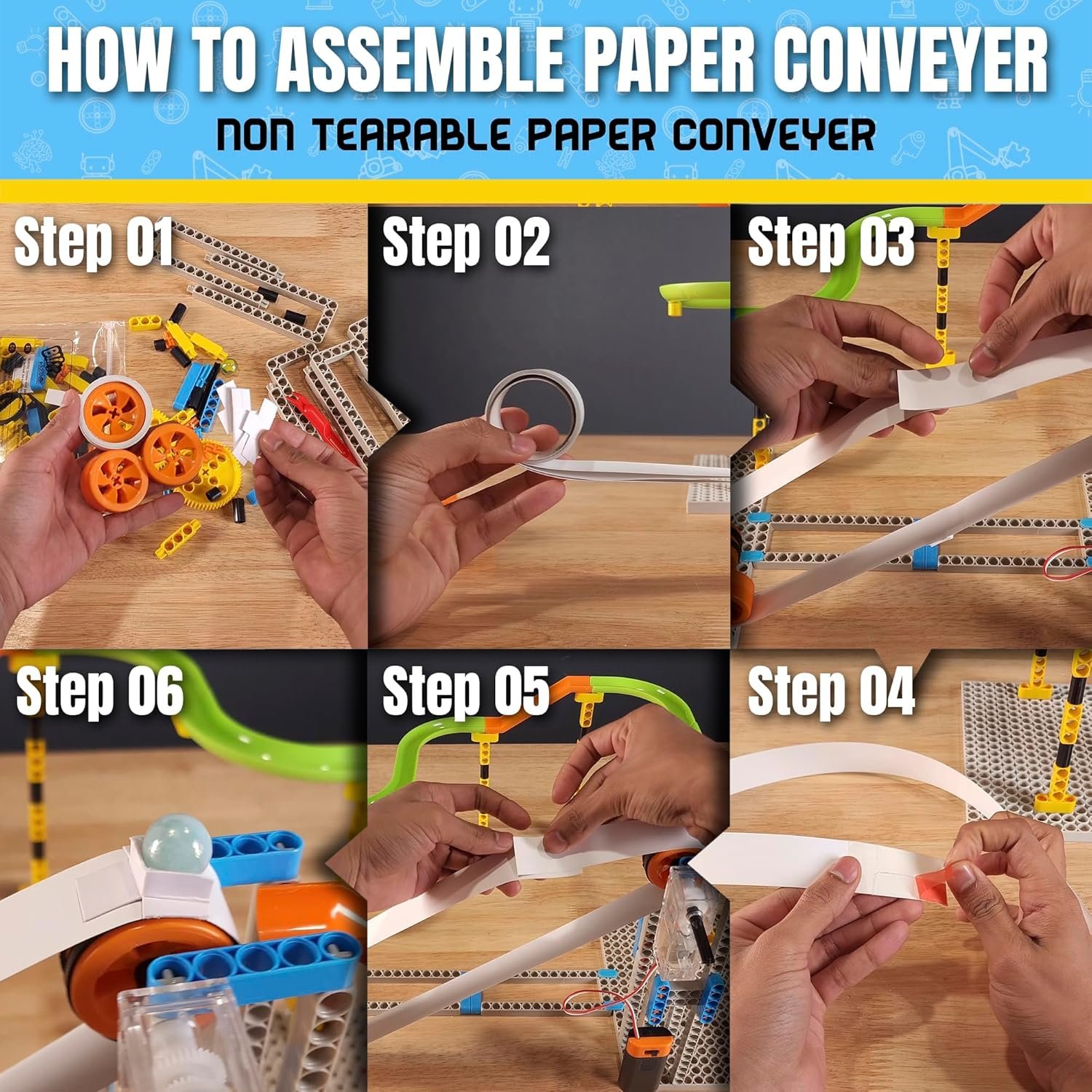 Blix Marble Run 2 | Motorised Conveyor, 4+Models, Age-8+, Best Gift for Kids - Image 3
