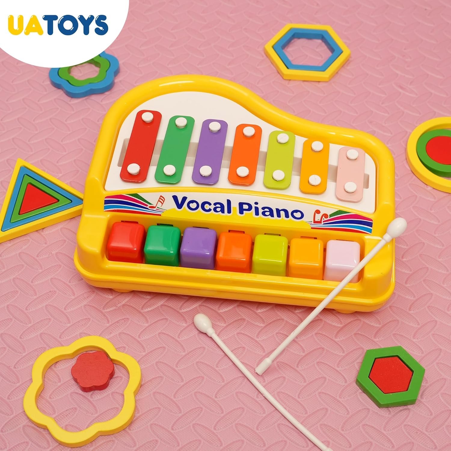Musical Instrument Child Toys 2-5 Years Xylophone Toys for 5 + Year Old Musical Toys for 2 Year Old Children- Yellow - Image 5