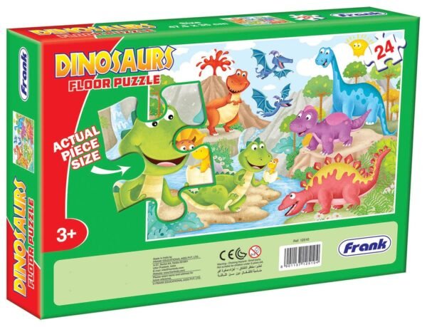 Frank Dinosaur Floor Puzzle (24 Pieces) | Fun & Educational Toy for Kids 3+ Year Old | Enhances Imagination, Coordination, and Patience - Fun & Challenging Games - 12510 - Image 6
