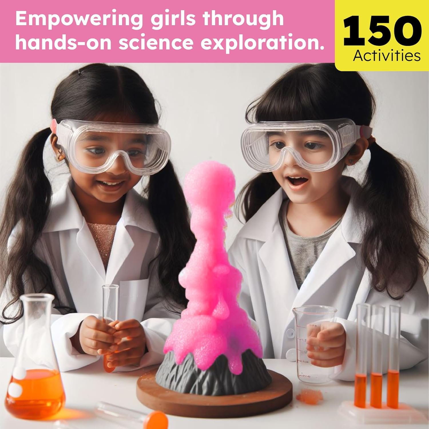 ButterflyEduFields Girls Science Kit for Kids Ages 8 9 10 11 12 Years | 150+ Science Experiment Kit | Birthday Gifts for Girls Age 8-10-12-14 | Fun STEM Learning and Educational Toys - Image 2