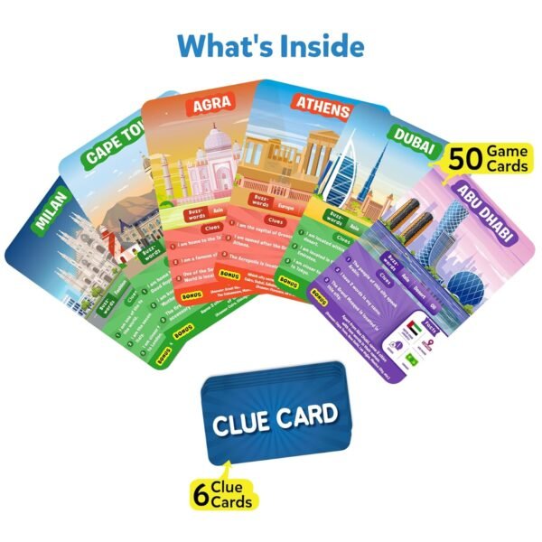 Skillmatics Guess in 10 Cities Around the World, Educational Travel Toys for Boys, Girls, and Kids Who Love Card Games, Board Games, Geography and History, Gifts for Ages 8, 9, 10 and Up - Image 3