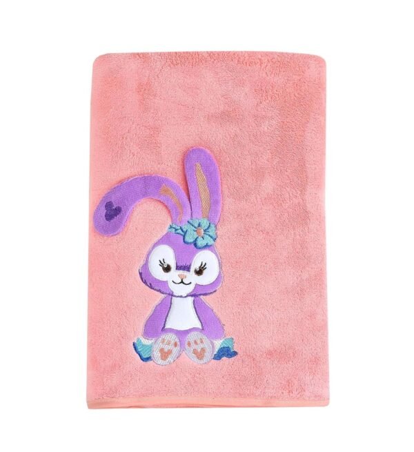 Microfiber Kids Bath Towels Quick Dry Super Absorbent Super Soft Bath Towel for Babies Toddler-Baby Towel for Boys and Girls (Pink, Pack of 1) - Image 3