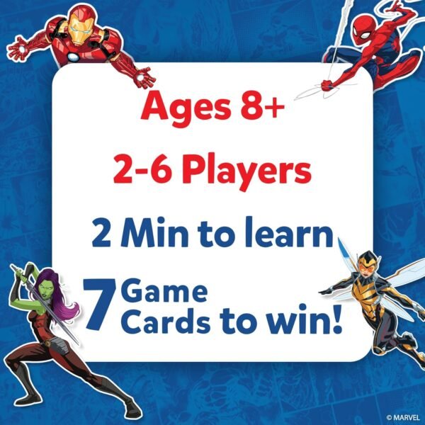 Skillmatics Guess in 10 Marvel, Perfect for Boys, Girls, Kids, Teens, Adults Who Love Card Games, Board Games, Toys, Avengers, Spiderman, Iron Man, Gifts for Ages 8, 9, 10 and Up - Image 6