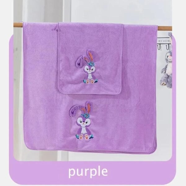 Microfiber Kids Bath Towels Quick Dry Super Absorbent Super Soft Bath Towel for Babies Toddler-Baby Towel for Boys and Girls (Purple, Pack of 1) - Image 6