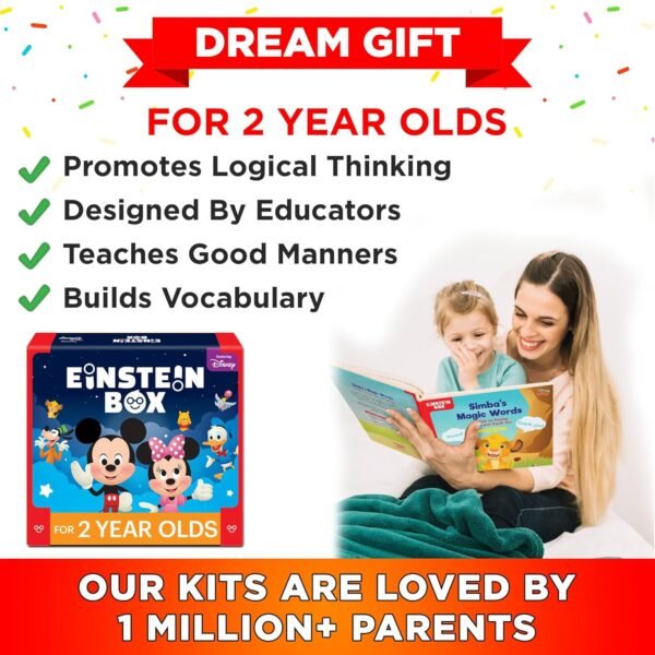 Einstein Box for 2-Year-Old Boys/Girls | Gift Toys for 2-Year-Old Kids | Board Books and Fun Games | Learning and Educational Toys and Games | - Image 6
