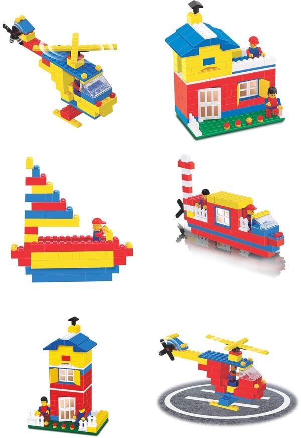 TOYZTREND expert building blocks for kids, 180+ pieces blocks. let your kid make everything he/she dreams of. improves logical thinking and cognitive skills of kidsMulticolor