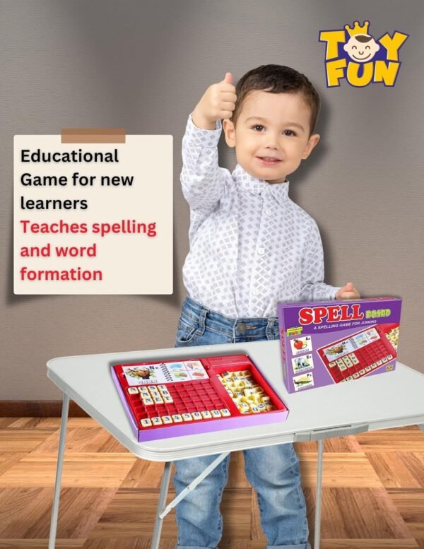 TOY FUN Educational Spelling Word/Puzzle Game for Kids of Age 3 Years and Above - Image 3
