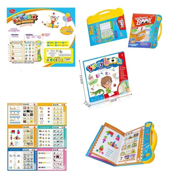 Manos Educational Audio Books for Kids 1-3 Years, Interactive Learning Toys for Kids,Musical English Educational Phonetic Learning Book for Kids - Image 4