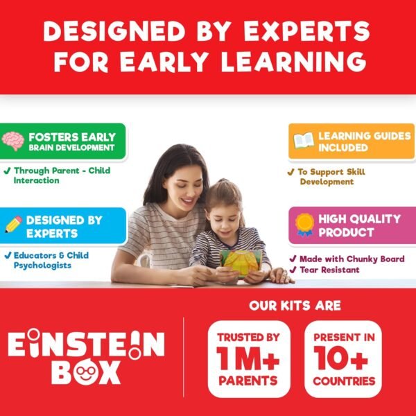 Einstein Box My First Box of Games for Kids 2-5 Years Old | 2-in-1 Set of Toys for Boys & Girls Ages 2-5 Years| Birthday Gift for Kids Ages 2,3,4,5 Years| Toddler Activity| Learning & Education Toys| - Image 5
