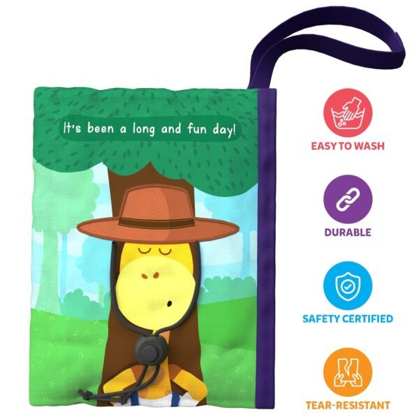 Skillmatics Quiet Book - Sensory Activity Book With 11 Interactive Daily Activities, Gifts For Kids Ages 18 Months To 4 Years,Multicolor - Image 6