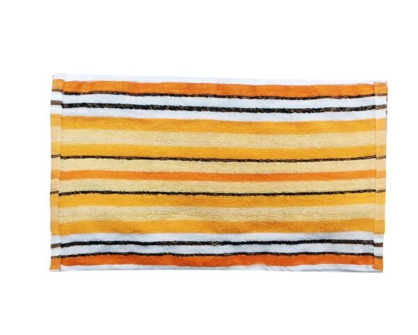 Sparkle Cotton Thin Check Print Hand and Face Towel (Multicolour) - Set of 6 - Image 3
