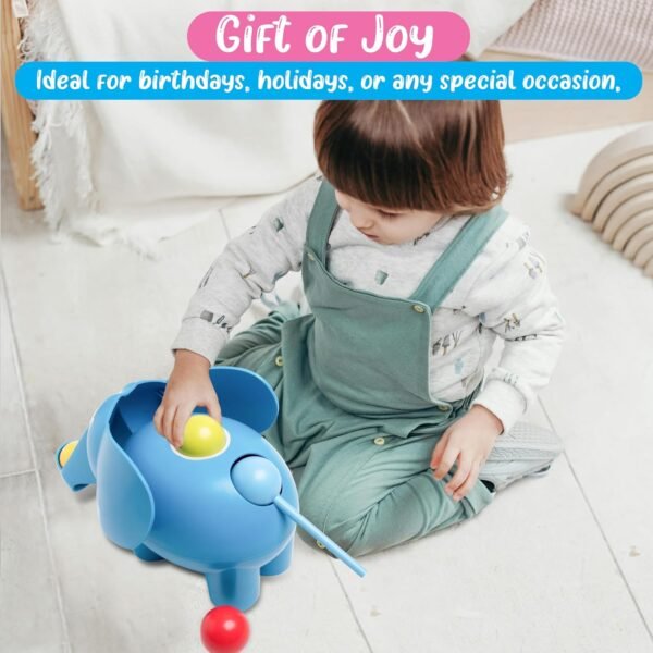 Avion Gentle Giant Blue Elephant Toy, Unbreakable Kids Toys for 2-5 Years Boy, Perfect Toys for 6 Year Old Boy, Engaging Toys for 2+ Year Old Boy, Safe & Fun for Playtime - Image 2