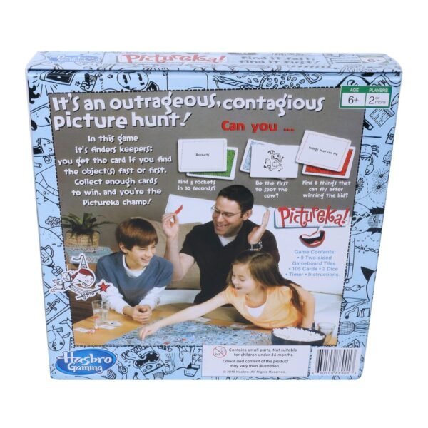 Hasbro Gaming Pictureka! Board Game for Family and Kids Ages 6 and Up, Indoor Classic Game, Pack Of 1, Multicolor - Image 5