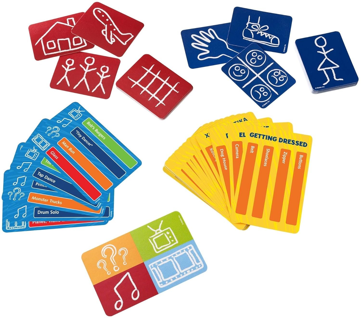 Games Mattel for Kids PICTIONARY Card Refresh, Multicolor,144 Pieces,Pictionary Card Refresh - Image 2