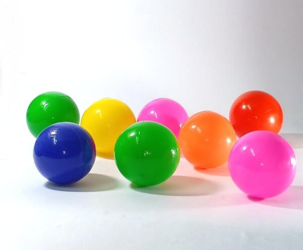 108 Pcs 4 cm Soft and Safe Multi Colour Fun Packed Plastic Pool Balls for Kids. 8 Colorful (BPA-Free and Non-Toxic Plastic Balls for Kids - ISI 9873 Safety Certified) - Image 5