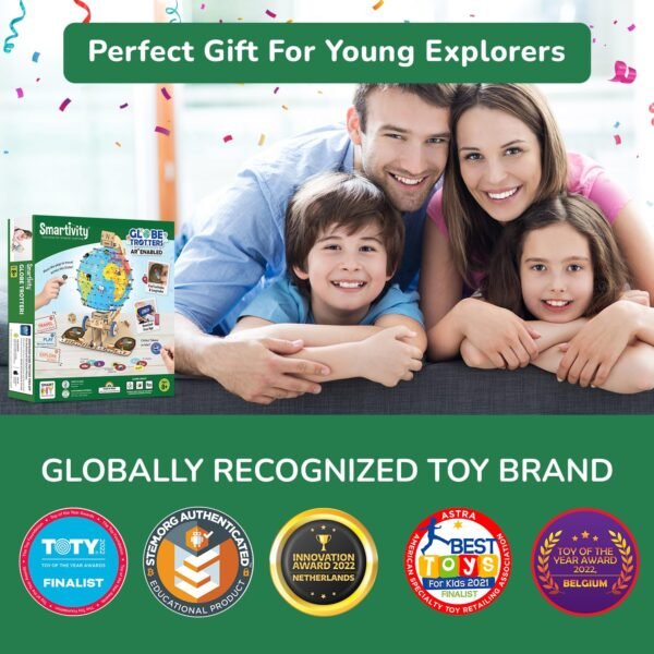 Smartivity Globe Explorer I AR Based Toy for Kids 8-14 Years Old | 1000+ Facts About Animals, Monuments, Places & More I Birthday Gift for Boys & Girls I DIY STEM Educational Science Toy for Kids - Image 6
