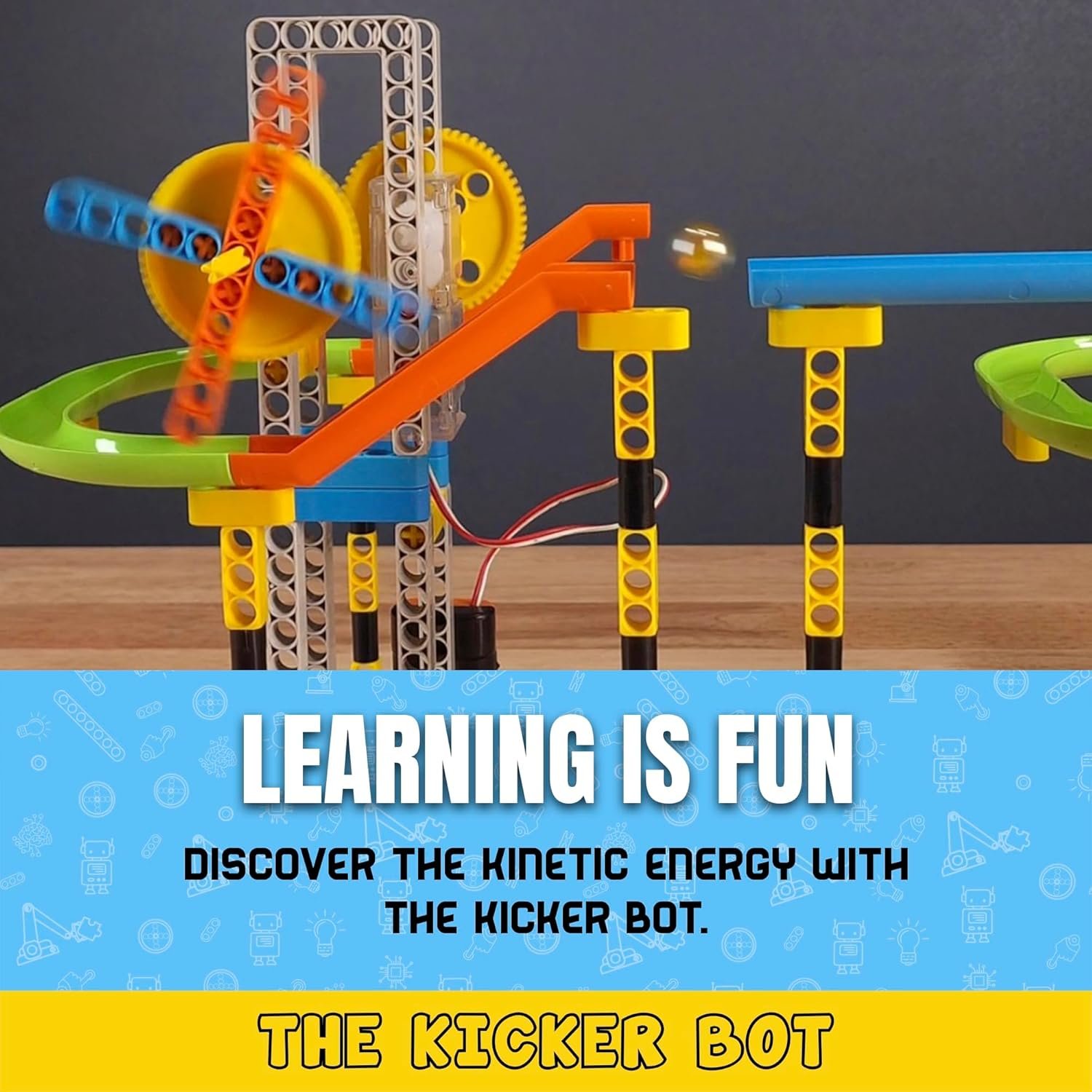Blix Marble Run 2 | Motorised Conveyor, 4+Models, Age-8+, Best Gift for Kids - Image 5