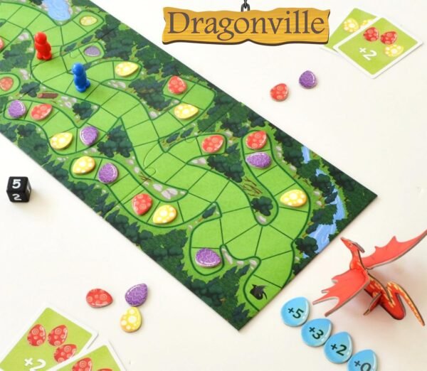 Dragonville Board Game | Ages 6+ Years | Kids and Families | Quick Strategy for 2 to 5 Players - Image 3