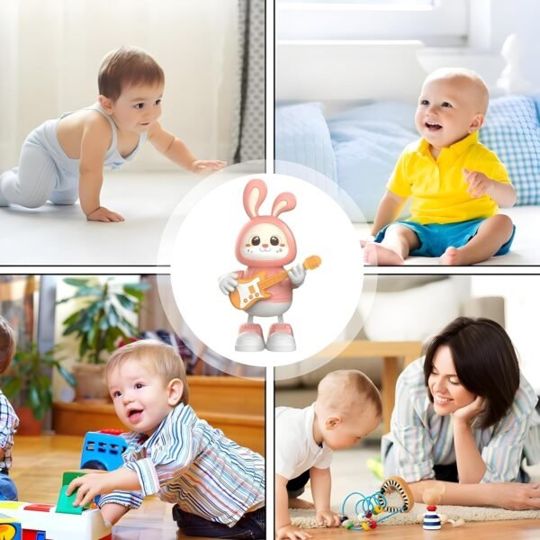 Dancing Music Guitar Rabbit Toy, Babies Toys 1-3 Year Old Toddler Toys, Toddler Education Toys, Musical Intelligence Development Toys for Kids Boys Girls - Image 4