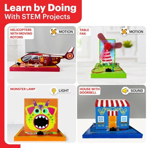 Einstein Box Ultimate Electricity Kit | Science Project Kit | Electronic Circuits | Toys for Kids Ages 8-15 Years | with 50+ Components | - Image 3