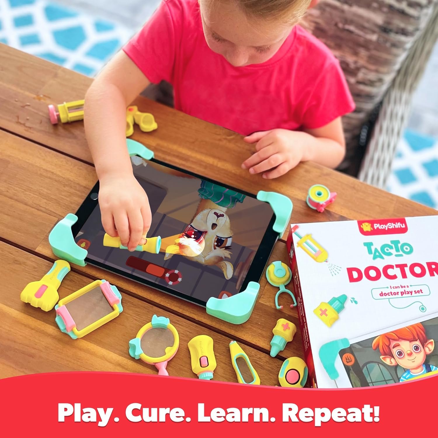 PlayShifu Tacto Doctor AR-Powered STEM Pretend Play Toys for Kids -STEM Kit with 3 Interactive Games and 100+ Fun Learning Levels (4-10 Years) - Image 2