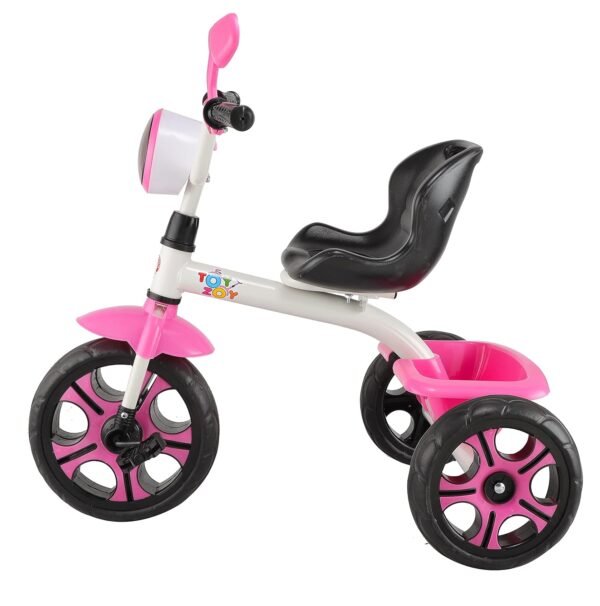 Melody Lite Kids|Baby Trike|Tricycle with Light and Music for Kids|Boys|Girls|Cycle for Kids 1-4 Years TZ-545(Pink) - Image 4