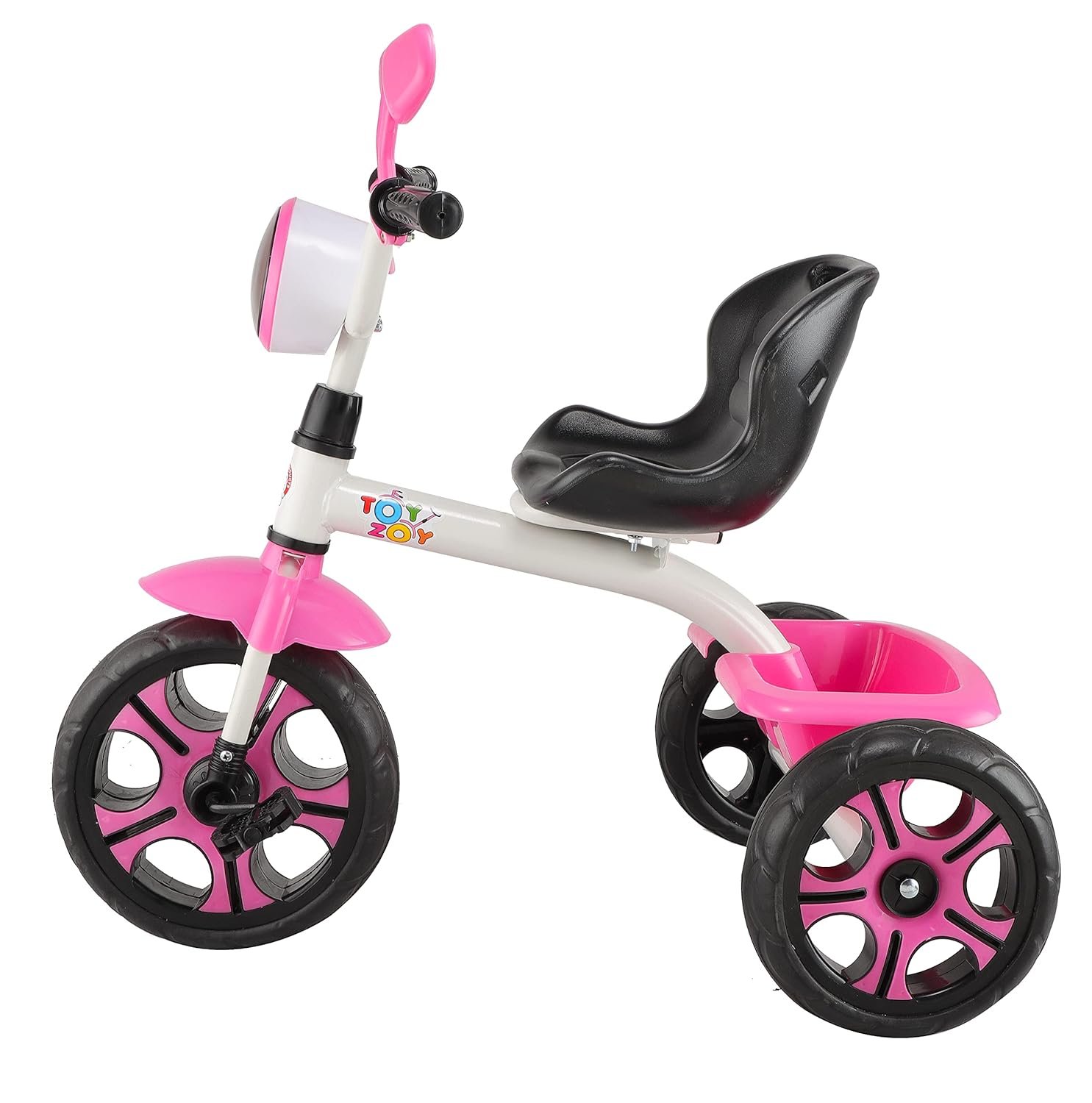 Melody Lite Kids|Baby Trike|Tricycle with Light and Music for Kids|Boys|Girls|Cycle for Kids 1-4 Years TZ-545(Pink) - Image 4