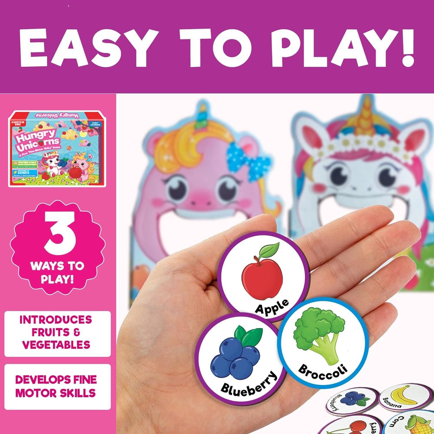 Einstein Box Hungry Unicorns Game for Kids 3+ Years Old | Toys & Gifts for Boys & Girls Ages 3,4,5,6 Years | Kids Games | Birthday Gift for Kids Ages 2,3,4,5 Years | Educational Toys | - Image 4
