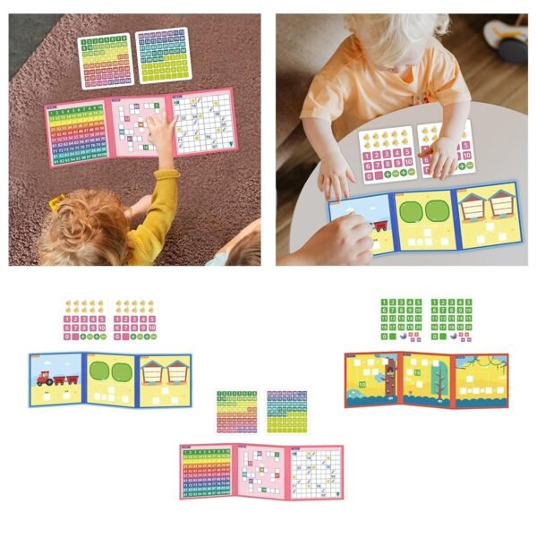 bnf® Montessori Math Toy Math Teaching Aid for 3+ Year Old Holiday Gifts Children 1 to 10 Number - Image 4